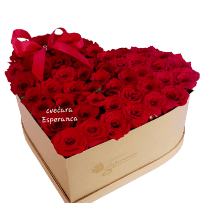 BOX OF FLOWERS- SRCE OD RUŽA