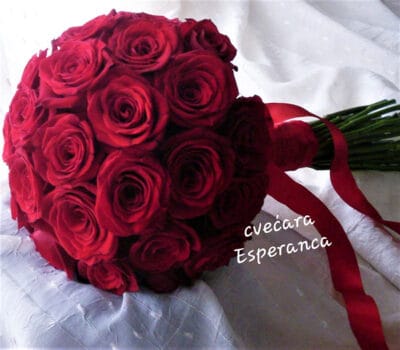 bidermajer ruza dekoracija 168 Cvećara Esperanca