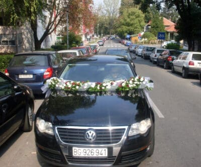 dekoracija automobila 30 173 Cvećara Esperanca
