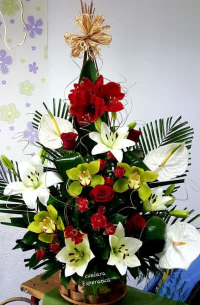 korpa sa cvecem 625 Cvećara Esperanca