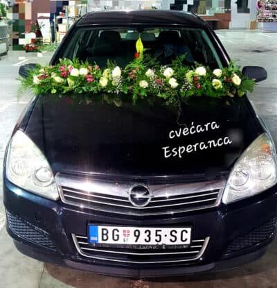 sifra k22 dekoracija mladenackih kola 170 Cvećara Esperanca