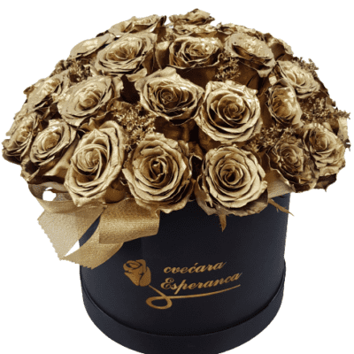 BOX OF FLOWERS-ZLATNE RUŽE