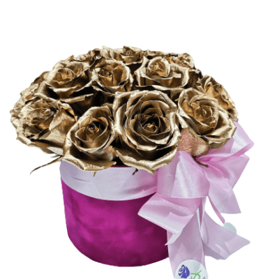 BOX OF FLOWERS-ZLATNE RUŽE